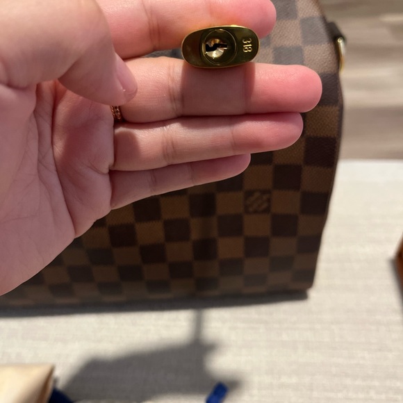 Like New Authentic Louis Vuitton Speedy 25B Damier Ebene - Picture 9 of 17